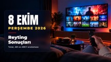 8 Ekim 2026 Perşembe Reyting Sonuçları: Sevdiğim Sensin mi, Güneşin Doğduğu Yer mi?