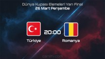Türkiye - Romanya maçı canlı izle
