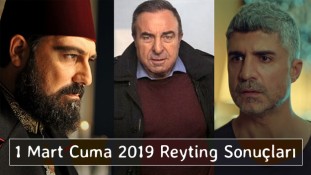 1 Mart Cuma 2019 Reyting Sonuçları