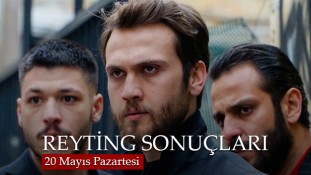 20 Mayıs Pazartesi Reyting Sonuçları / Çukur, Zalim İstanbul, Söz ve Yasak Elma rekabeti!