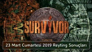 23 Mart Cumartesi 2019 Reyting Sonuçları