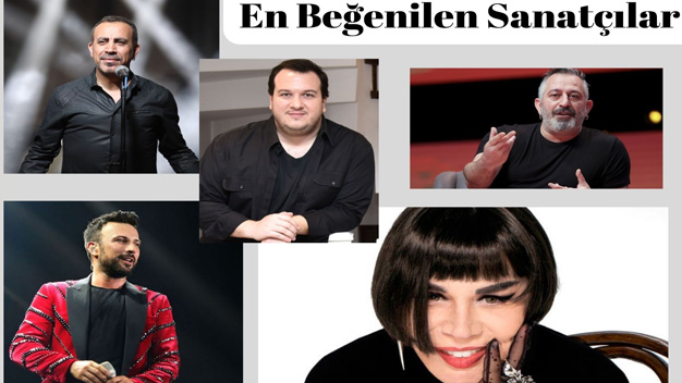 Türkiye'nin en beğenilen sanatçıları listesi açıklandı